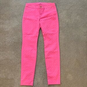 Lilly Pulitzer Vibrant Pink Skinny Pants